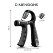 Adjustable Counting Hand Grip Strengthener | https://www.bestnamebadges.com