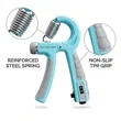 Adjustable Counting Hand Grip Strengthener | https://www.bestnamebadges.com