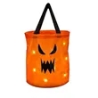 Halloween Led Light Up Pumpkin Candy Buckets | https://www.bestnamebadges.com