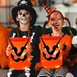 Halloween Led Light Up Pumpkin Candy Buckets | https://www.bestnamebadges.com