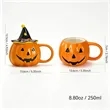 Halloween  Pumpkin Ceramic Mug | https://www.bestnamebadges.com