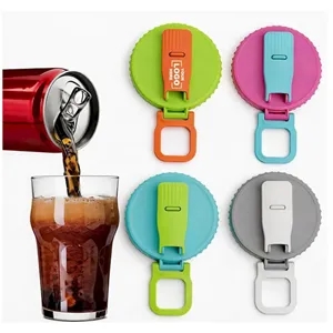 Soda Can Lids with Straw