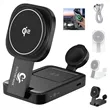 Qi2 3 In 1 Wireless Charging Station 15W Fast | https://www.bestnamebadges.com