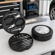 24 Pieces Multi Function Tool Kit W/ Tire Shaped Case | https://www.bestnamebadges.com