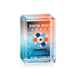 Fulton Cube VividPrint™ Double Sided Award - Vertical | https://www.bestnamebadges.com