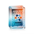 Fulton Cube VividPrint™ Double Sided Award - Vertical | https://www.bestnamebadges.com