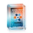 Fulton Cube VividPrint™ Double Sided Award - Vertical | https://www.bestnamebadges.com