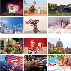 American Glory Stapled Wall Calendar