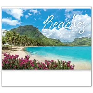 Beaches Stapled Wall Calendar
