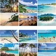 Full Color Beaches Spiral Wall Calendar | https://www.bestnamebadges.com