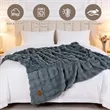 Custom Bubble Fur Blanket With Logo | https://www.bestnamebadges.com