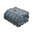 Custom Bubble Fur Blanket With Logo | https://www.bestnamebadges.com