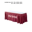 Custom Table Skirts Without Top 8ft | https://www.bestnamebadges.com