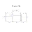 Cloud Shaped Backdrop Kit Replacement Graphic M | https://www.bestnamebadges.com