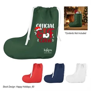 Stocking Shaped Non-Woven Gift Bag
