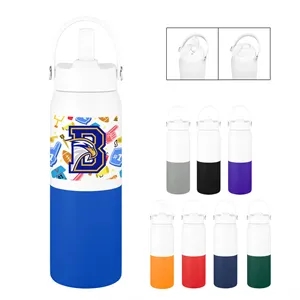 26 Oz. Full Color Halftime Two-Tone Recycled Stainless St...