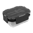 Recycled Double Decker Glass Bento Box | https://www.bestnamebadges.com
