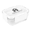 Recycled Double Decker Glass Bento Box | https://www.bestnamebadges.com
