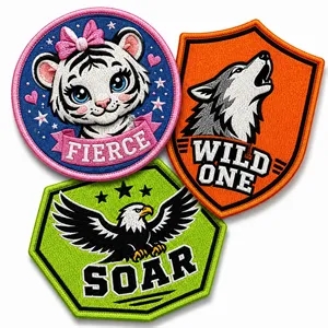 Custom 3 Inch Embroidered Patch With Full Thread Coverage