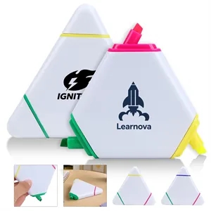 3 Color Triangular Highlighter Pen