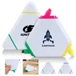 3 Color Triangular Highlighter Pen | https://www.bestnamebadges.com