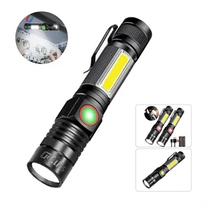 Multi Use Magnetic LED Rechargeable Tactical Flashlight