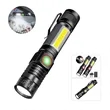 Multi Use Magnetic LED Rechargeable Tactical Flashlight | https://www.bestnamebadges.com