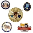 2" Custom Lapel Pins - Photo Etched | https://www.bestnamebadges.com