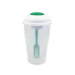 Salad Shaker with Fork and Dressing Container | https://www.bestnamebadges.com