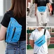 Full Color Printed Fanny Pack With 3 Zipper Pockets | https://www.bestnamebadges.com