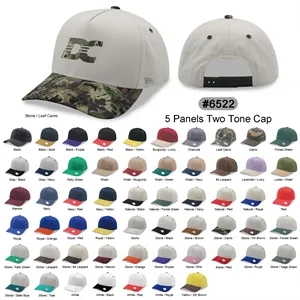 5 Panels 2Tone Snapback Cap