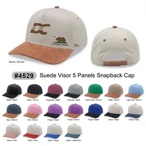 5 Panel Suede Cap