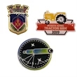 1" Custom Lapel Pins - Offset Full Color | https://www.bestnamebadges.com