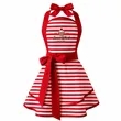 Classic Stripe Double Layer Cotton Aprons | https://www.bestnamebadges.com