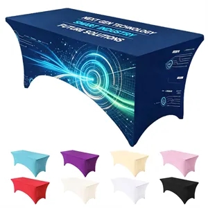 8' 4 Side Rectangle Stretchy Fitted Table Cloth