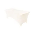 8' 4 Side Rectangle Stretchy Fitted Table Cloth | https://www.bestnamebadges.com