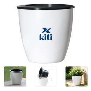 Plastic Small Self Watering Pots Planter 7"x8"