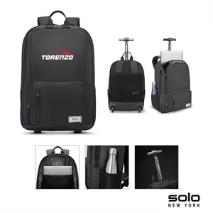 Solo New York Bleecker Recycled Rolling Backpack