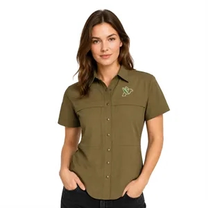 Ladies Workwear Short Sleeve Woven Shirt