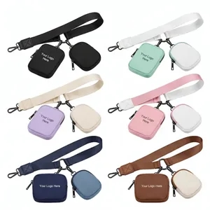 Nylon Wristlet Coin Pouch