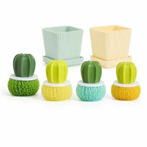 Cactus Handle Dishwashing Brush