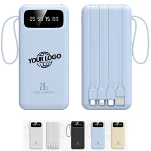 20000mAh Fast Charging Power Bank with LED Display