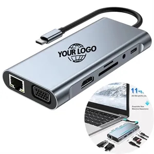 10-in-1 USB-C Hub Multi-Port Adapter Docking Station