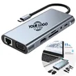 10-in-1 USB-C Hub Multi-Port Adapter Docking Station | https://www.bestnamebadges.com