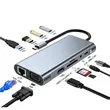 10-in-1 USB-C Hub Multi-Port Adapter Docking Station | https://www.bestnamebadges.com