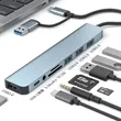 8-in-1 USB-C Hub Multi-Port Adapter Docking Station | https://www.bestnamebadges.com