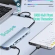 8-in-1 USB-C Hub Multi-Port Adapter Docking Station | https://www.bestnamebadges.com