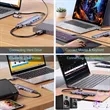 8-in-1 USB-C Hub Multi-Port Adapter Docking Station | https://www.bestnamebadges.com