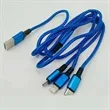 3-in-1 Multi Charging Cable with Capsule Case and Key Loop | https://www.bestnamebadges.com
