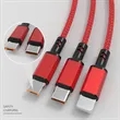 4ft USB-C Multi Charging Cable | https://www.bestnamebadges.com